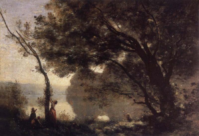 Charles Francois Daubigny On the Banks of the Oise Sweden oil painting art